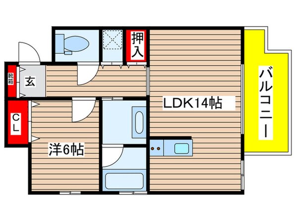 パサ－ジュ陽明の物件間取画像